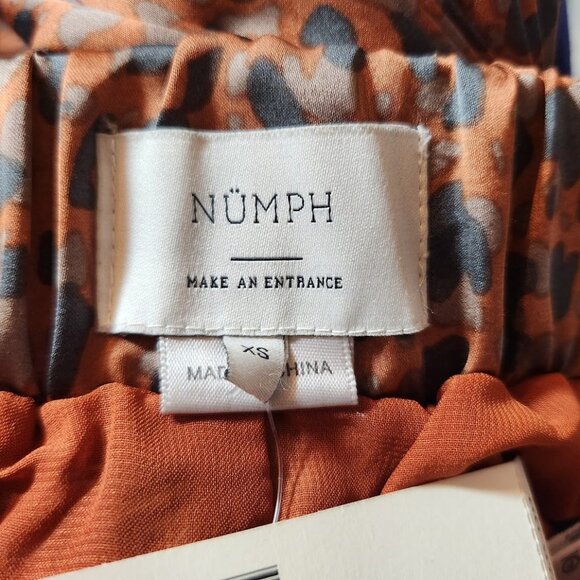 NWT ANthropologie NUMPH Yangmei Pleated Leopard Skirt - Picture 5 of 7